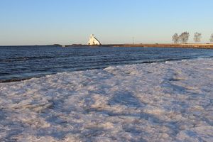 Am Strand von Oulu