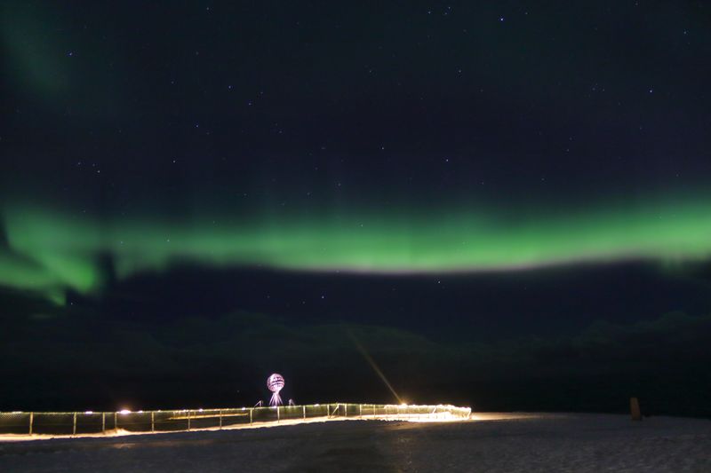 Nordlichter am Nordkap