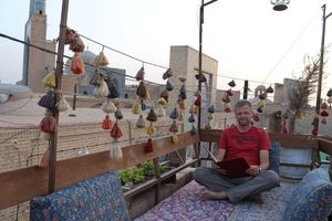 Auf der Dachterrasse