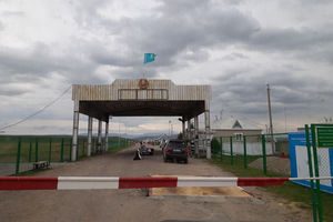 Vor der Grenze nach Kasachstan