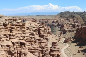 Blick in den Sharyn Canyon