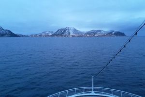 Blick auf Honningsvåg