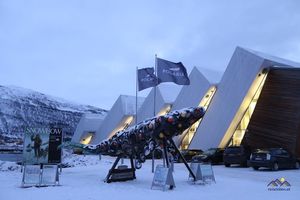 Das Museum sieht aus wie überdimensionale Dominosteine