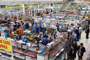 Selbstverständlich haben wir auch den Markt von Ulan Ude besucht