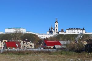 Blick auf den Kreml von Tobolsk