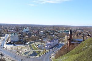 Blick auf die Unterstadt von Tobolsk