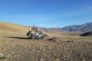 Stellplatz irgendwo im Altai