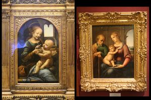 Werke von Leonardo Da Vinci und Raphael