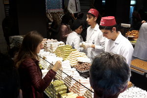 Geschäft für Turkish Delights in der Istiklal Caddesi