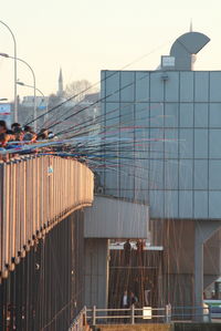 Angeln auf der Galat Brücke