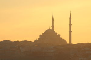 Abendstimmung über Istanbul