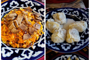 Regionale Küche: Plov und Manti