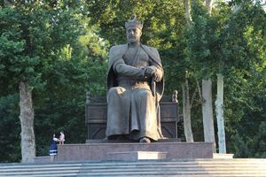 Tamerlan-Statue in Samarkand