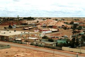 Blick auf Coober Pedy