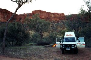 Campingplatz in Ruby Gap