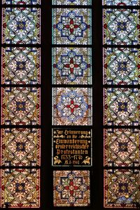 Fenster in der Evangelischen Kirche