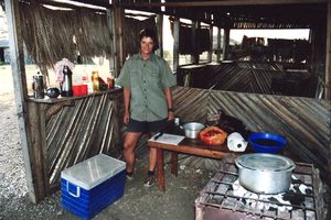 Luxusküche am Maasai Campingplatz