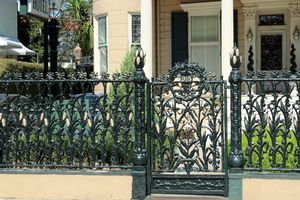 Cornstalk Fence in der Royal Street