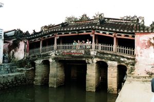 Japanische Brücke in Hoi An