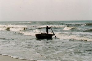 Ungewöhnliches Fischerboot