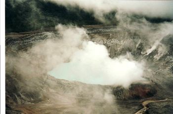 Krater des Vulkan Poas